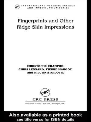 cover image of Fingerprints and Other Ridge Skin Impressions